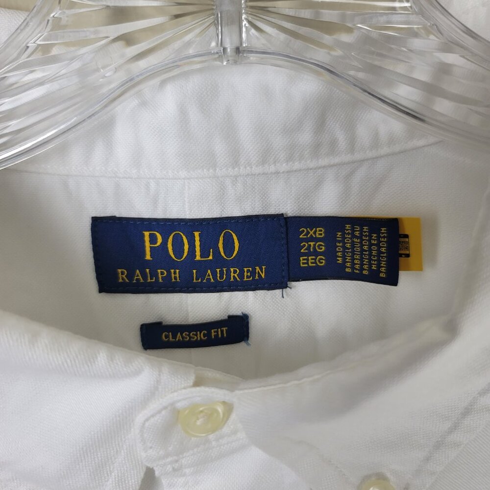 Polo Ralph Lauren Men's Long Sleeve Button Down Oxford Shirt Size 2XB - Picture 6 of 11
